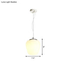 DecorBites™ Stylish Nordic Pendant Light with Opal Glass - Ideal for Office and Kitchen Island