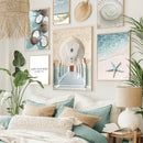 DecorBites™ Summer Beach Seashell Canvas Wall Art