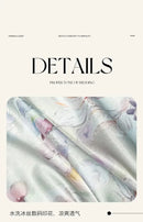 Silk Flower Duvet Set