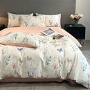 Silk Flower Duvet Set