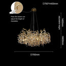 DecorBites™ Sunflower Crystal Chandelier for Dining Room