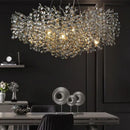DecorBites™ Sunflower Crystal Chandelier for Dining Room