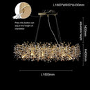 DecorBites™ Sunflower Crystal Chandelier for Dining Room