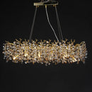 DecorBites™ Sunflower Crystal Chandelier for Dining Room