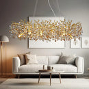 DecorBites™ Sunflower Crystal Chandelier for Dining Room