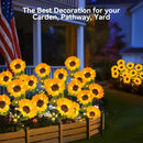 DecorBites™ Sunflower Solar LED Garden Light - Auto Brightness