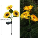 DecorBites™ Sunflower Solar LED Garden Light - Auto Brightness