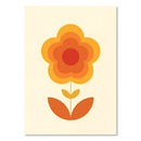 DecorBites™ Sunset Rainbow Flower Canvas Art Print