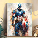 DecorBites™ Superhero Canvas Wall Art - Marvel Movie Characters