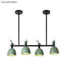 DecorBites™ Swivelable Macaron Island Pendant in Grey/Blue/Green for Dining Room with 4/6 Bulbs