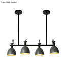 DecorBites™ Swivelable Macaron Island Pendant in Grey/Blue/Green for Dining Room with 4/6 Bulbs