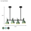 DecorBites™ Swivelable Macaron Island Pendant in Grey/Blue/Green for Dining Room with 4/6 Bulbs