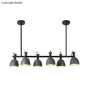 DecorBites™ Swivelable Macaron Island Pendant in Grey/Blue/Green for Dining Room with 4/6 Bulbs