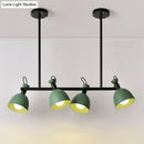 DecorBites™ Swivelable Macaron Island Pendant in Grey/Blue/Green for Dining Room with 4/6 Bulbs