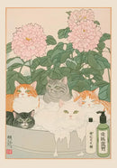 DecorBites™ Tabby Cat in Bathtub Canvas Wall Art