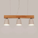 DecorBites™ Tapered Shade Island Light - Nordic Metal - 3 Lights Pendant Lamp for Dining Room Ceiling
