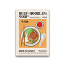 DecorBites™ Tasty World Cuisine Canvas Print for Home Decor