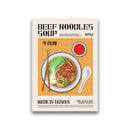 DecorBites™ Tasty World Cuisine Canvas Print for Home Decor