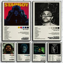 DecorBites™ The Weeknd Music Album Posters for Home Decor