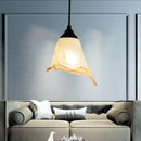 DecorBites™ Traditional Glass Pendant Light with Flower/Cone Shape for Living Room