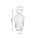 DecorBites™ Transparent Nordic Vase for Plants and Flowers