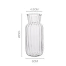 DecorBites™ Transparent Nordic Vase for Plants and Flowers