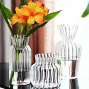 DecorBites™ Transparent Nordic Vase for Plants and Flowers