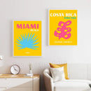 DecorBites™ Travel Posters Art Print Set for Living Room