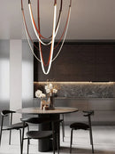DecorBites™ Trendy DIY Leather Belt LED Chandelier