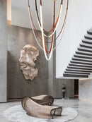 DecorBites™ Trendy Leather Belt LED Chandelier Light for Living Room