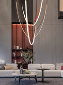 DecorBites™ Trendy Leather Belt LED Chandelier Light for Living Room