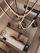 DecorBites™ Trendy Leather Belt LED Chandelier Light for Living Room