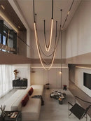 DecorBites™ Trendy Leather Belt LED Chandelier Light for Living Room