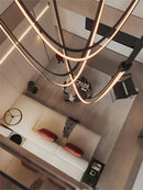 DecorBites™ Trendy Leather Belt LED Chandelier Light for Living Room