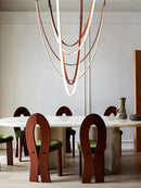 DecorBites™ Trendy Leather Belt LED Chandelier Light for Living Room