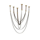 DecorBites™ Trendy Leather Belt LED Chandelier Light for Living Room