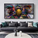 DecorBites™ Trendy Orangutans Wall Art Print