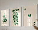 DecorBites™ Trendy Retro Queen of Hearts Wall Art Set