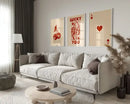 DecorBites™ Trendy Retro Wall Art Posters 3-Piece Set