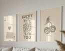 DecorBites™ Trendy Retro Wall Art Posters Set - Queen of Hearts
