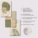 DecorBites™ Tropical Leaves Canvas Wall Art Set