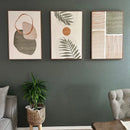 DecorBites™ Tropical Leaves Canvas Wall Art Set