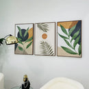 DecorBites™ Tropical Leaves Canvas Wall Art Set