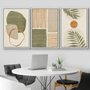 DecorBites™ Tropical Leaves Canvas Wall Art Set