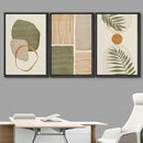 DecorBites™ Tropical Leaves Canvas Wall Art Set