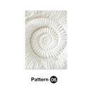 Coastal pastel shell wall art for living room decor
