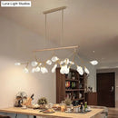 DecorBites™ Ultra-modern 27-Light Island Metal Pendant with Clear Shade for Dining Room