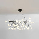 DecorBites™ Ultra-Modern Linear Firefly Pendant Lighting: Acrylic Billiard Light for Living Room