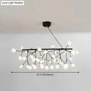 DecorBites™ Ultra-Modern Linear Firefly Pendant Lighting: Acrylic Billiard Light for Living Room