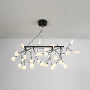 DecorBites™ Ultra-Modern Linear Firefly Pendant Lighting: Acrylic Billiard Light for Living Room